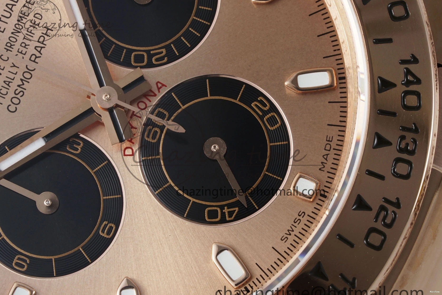 MiroTime 0309 Sporty Daytona 116505 QF 1:1 Best Edition RG Dial on RG Bracelet SA4130 V 1755